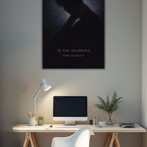 Dark Minimalist Emotional Art Print(Digital Download)