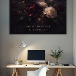 Elegant Floral Aesthetic Wall Poster(Digital Download)