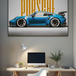 Porsche Supercar Poster – Premium Car Wall Art(Digital Download)