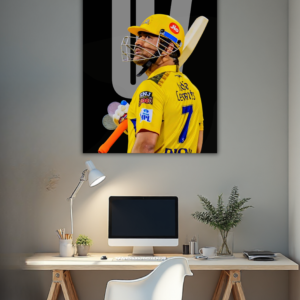 MS Dhoni CSK Poster – “Thala 07”(Digital Download)
