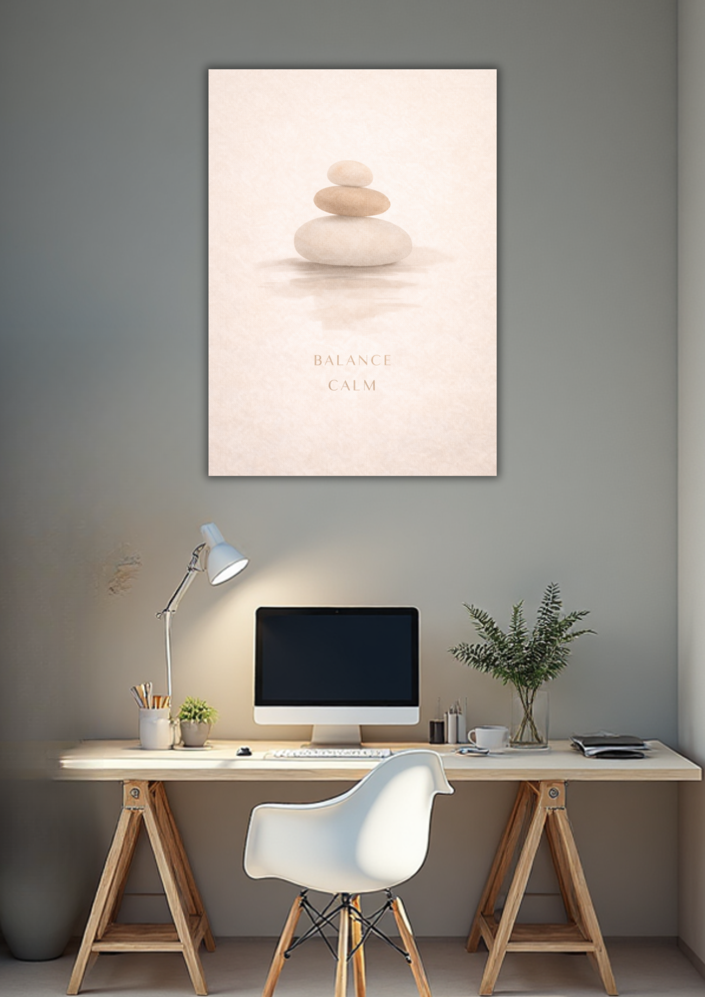 Minimalist Calm Neutral Art Print(Digital Download)